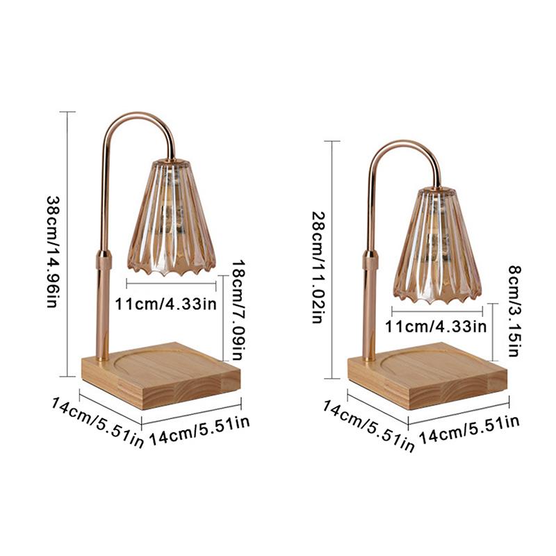 Candle Warmer Lamp Retro Melting Wax Lamp Led Lamp Dimming Aromatherapy Table Lamp For Bedroom Home Decor