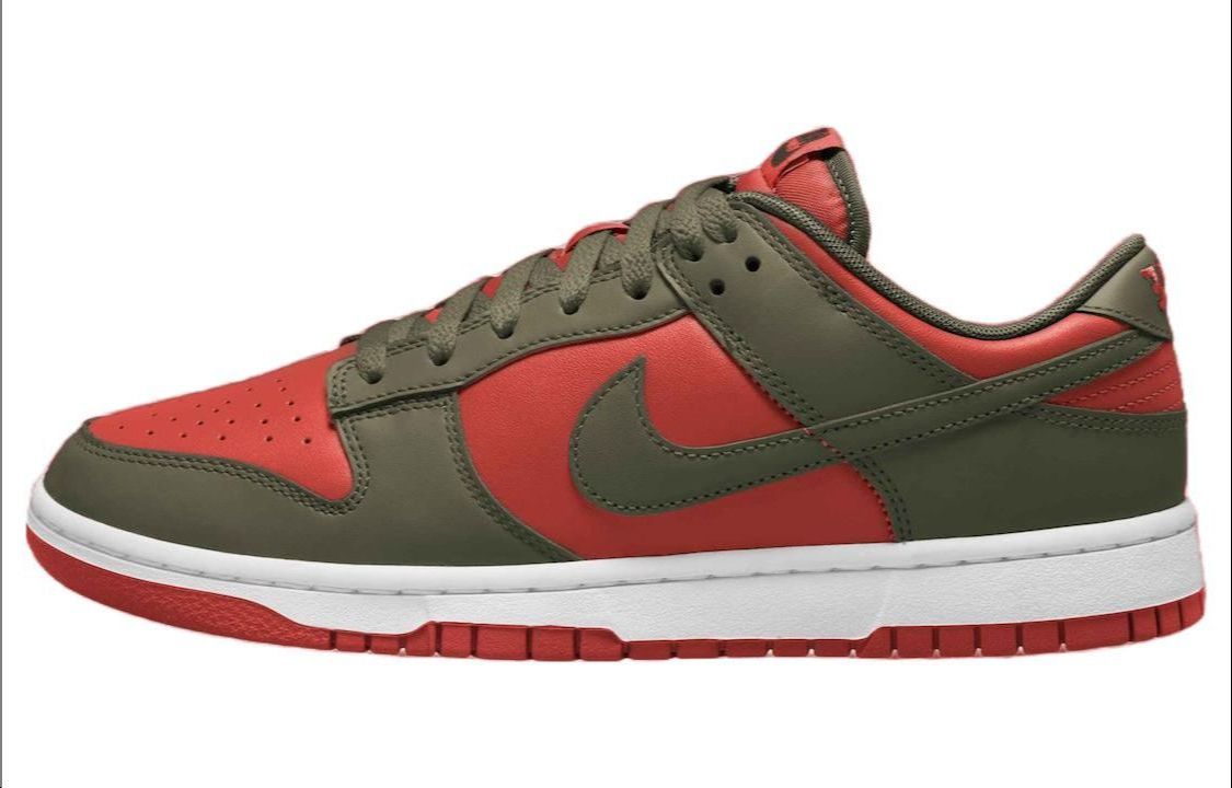 

Nike Dunk Low Mystic Red Cargo Khaki DV0833-600 44