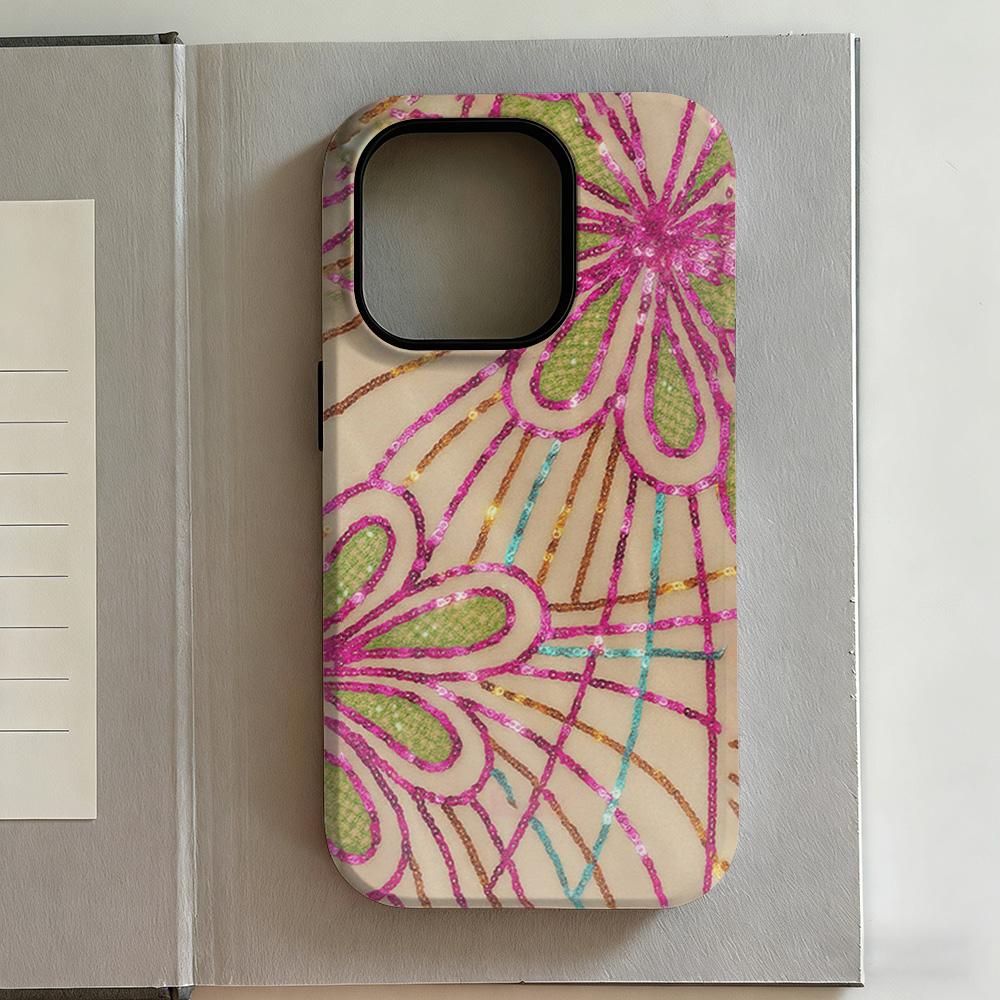 Luxury Y2K Retro Design Phone Case for iPhone 17 16e 16 15 14 13 12 11 X XS XR XSMAX 7 8 Air Pro Max Plus Luxury Double-layer