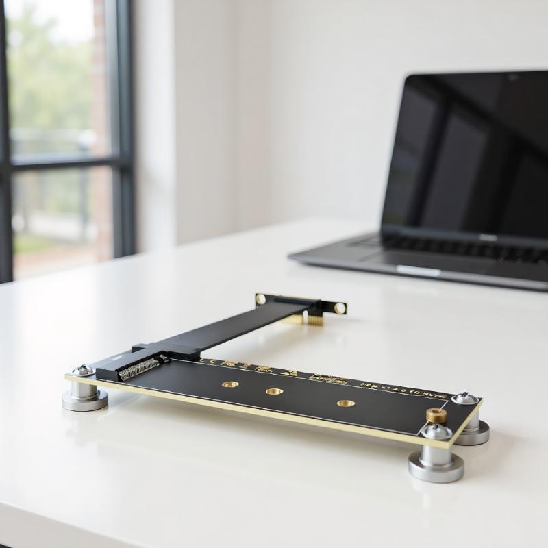 1 szt. Karta riser M.2 NVMe na PCIe X1/X4/X8/X16 z kątem prostym, przedłużacz PCI Express do komputera stacjonarnego