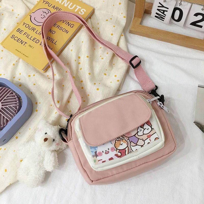 Cute Small Bag Female Student New Small Fresh Shoulder Bag Literary Versatile Messenger Bag Female