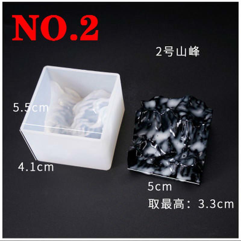 Mountain Peak Shaped Silicone Jewelry Tool Jewelry Accessories UV Resin Mold DIY Craft Decoration Molds