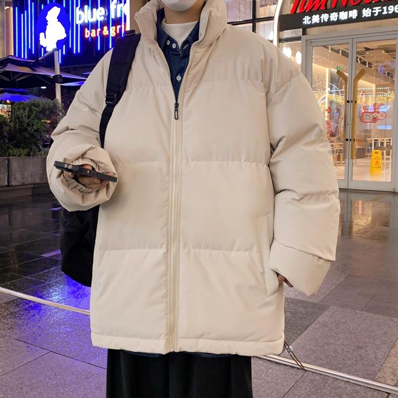 New Autumn and Winter Leisure Sports Versatile Men and Women Couple Cotton Clothes Fake Two Hooded Thickened Warm Cotton Coat