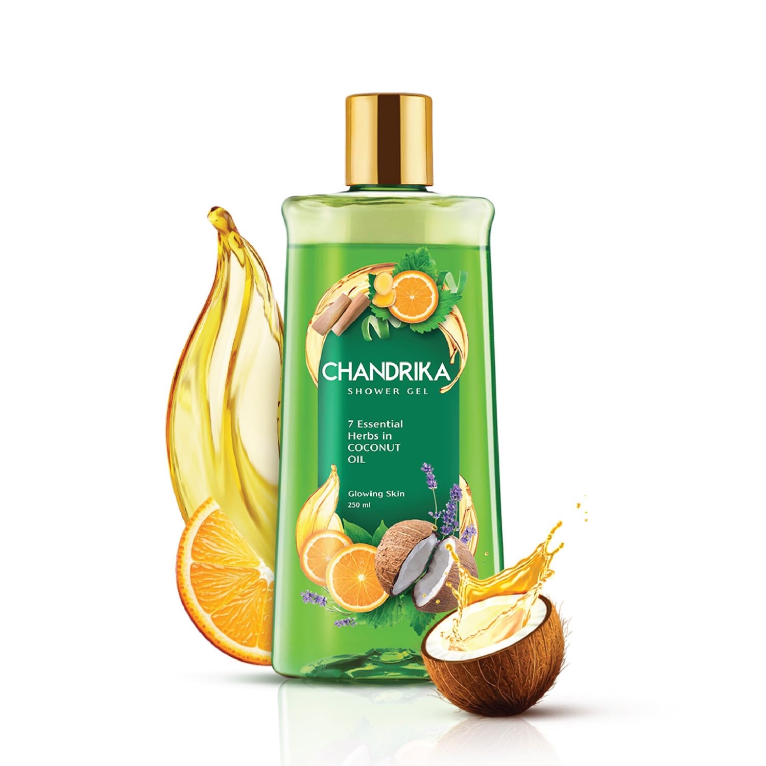 

Chandrika Shower Gel 7 Essential herbs and coconut oil 250ml