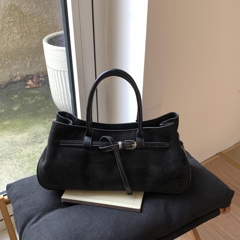 

Маленькая сумка для поездок на работу, Сумка-тоут, Вместительная сумка через плечо One Size чёрный