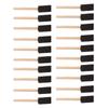 20Pcs Wood Sponge Paint Brush Length 15cm Paint Sponge Brush Sponge Painting Set For Painting