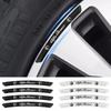RAYT5 4Pcs Metal Car Wheel Hub Rim Tire Decoration Stickers Auto Accessories For Serpent Giulia 159 156 MITO Stelvio 147