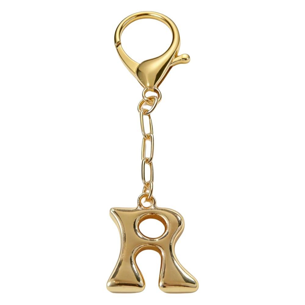 Metal Capital Letter Key Chains Bubble Letter Initial Letter Key Chains Alphabet Key Chains  Women