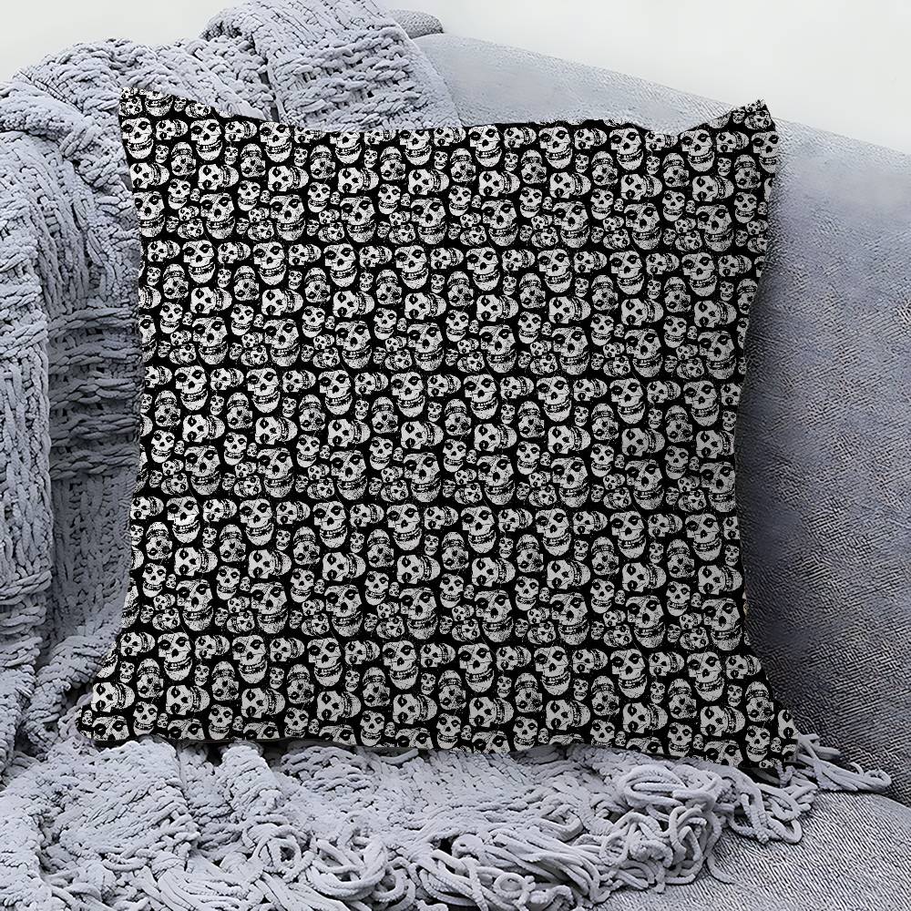 Band M-Misfits Pillow Gifts Home Office Furnishings Bedroom Sofa Car Cushion Cover Case 45x45cm 12x12Inch