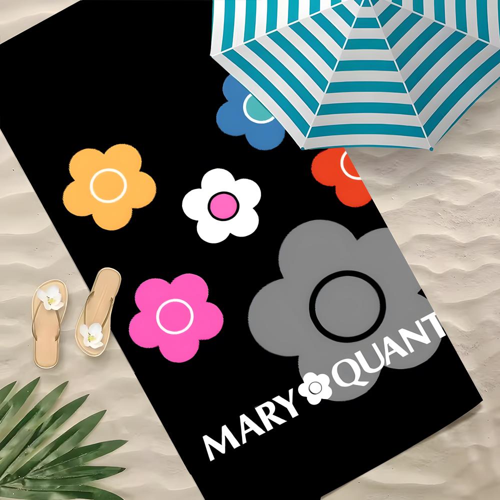 Brand Mary Quant Towel Polyester Beach Towel Quick Dry Sand Free Bath Towel For Summer Pool Travel Vacation