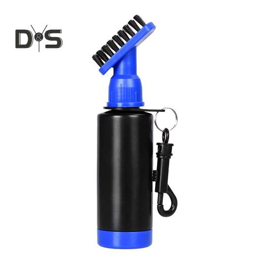 Golfschläger-Reinigungsbürste, Quetschwasserflasche, Golfschlägerreiniger mit Clip, wichtiges Golfzubehör für Golfer