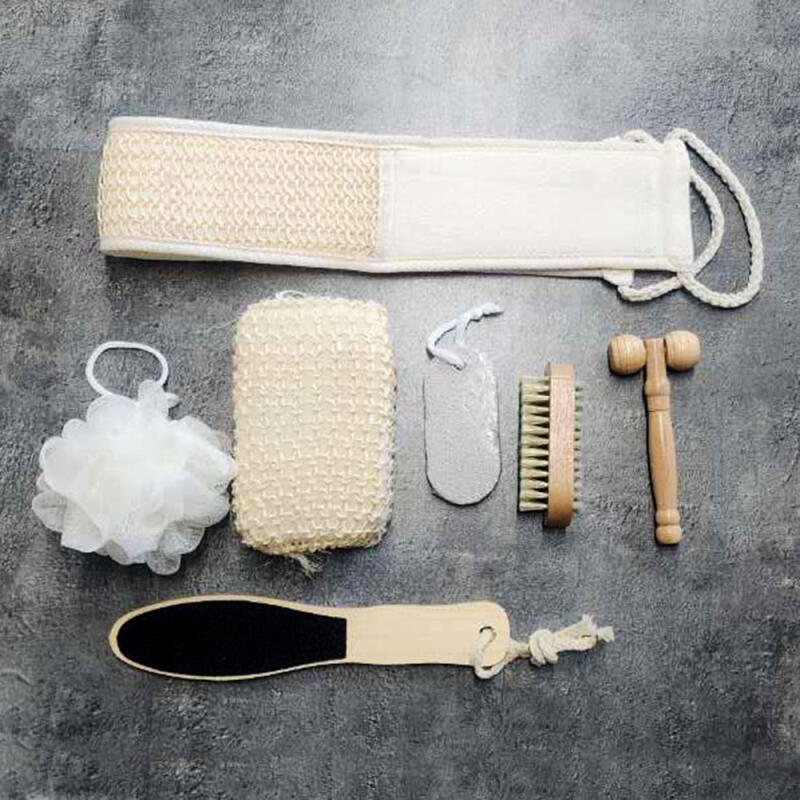 

7-piece natural, wild-caught scrub bath set 7-piece natural, wild-caught scrub bath set