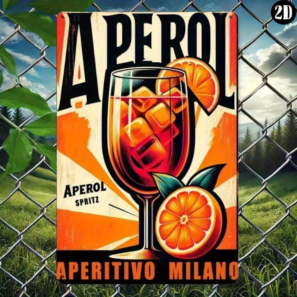 Chianti Wine Metal Wall Sign 20x30cm Italian Bar Decor Vintage Tin Poster Gift