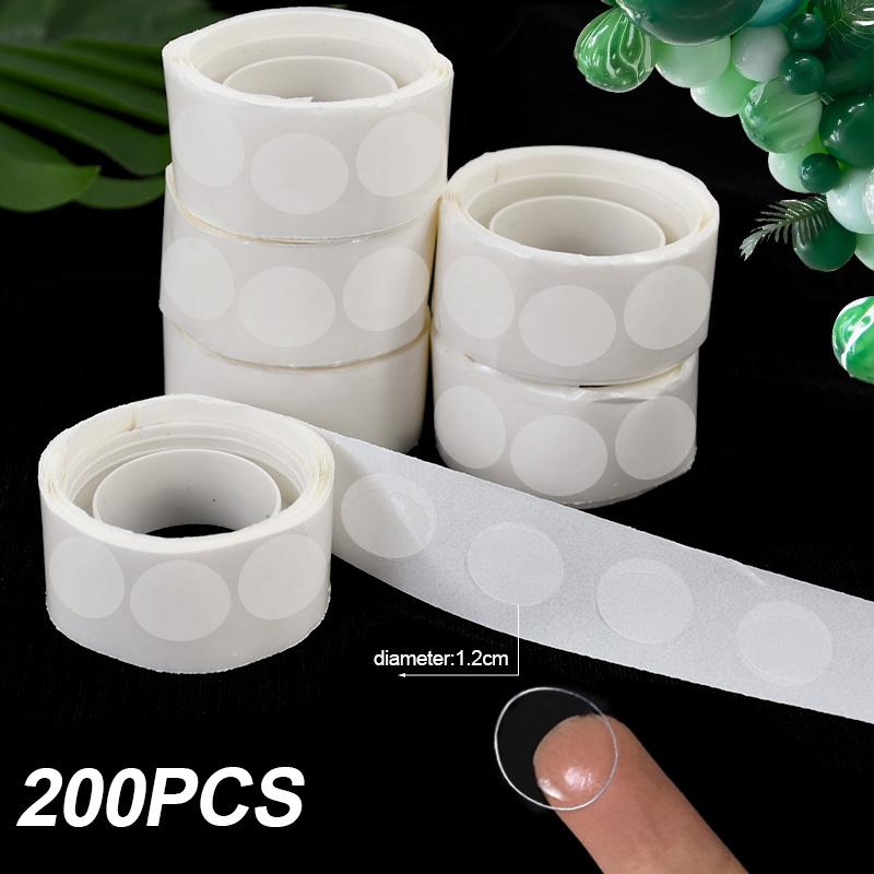 Balloon Glue Dot Double Sided Clear Sticky Adhesive Point Tape Birthday Party Wedding Balloon Stand Arch Accessories Decoration