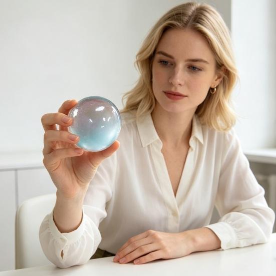 Yousheng  4Pcs Coconut Oil Squeeze Toy, Slow Rebound Stress Ball Set, Soothing Crystal Jelly Texture, for Improving Focus, Stress Relief During Study,
