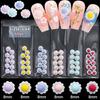 Pacchetto Materiali Gioielli per Nail Art Fiore Grande Fiore Piccolo Fiore Mini Fiore Orsetto Amore Decorazione Diamante per Unghie Super Versatile