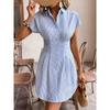 New Summer Women's Mid-length Short Sleeve T-shirt, Leisure Casual Top