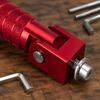 2pcs CNC Machined Folding Foot Pegs M8 Thread Size Highway Footpegs  For Motorbike