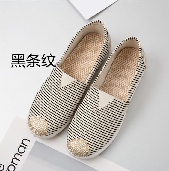 Spring and Autumn new cloth shoes single shoes medium casual canvas shoes cotton mop soft sole