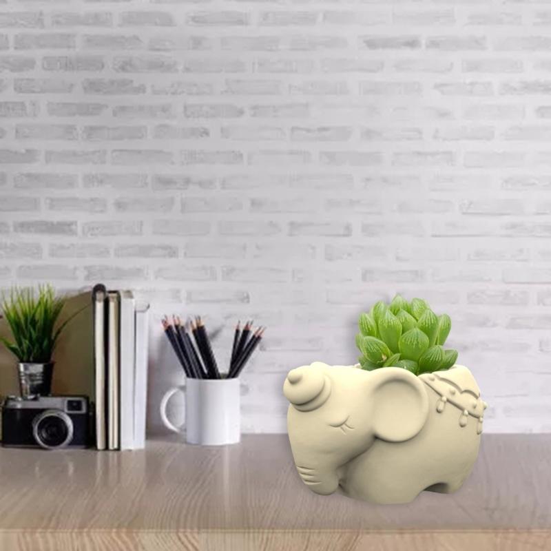 Sukkulenten Blumentopf Harz Silikonform Geeignet für DIY Garten Beton Blumentopf Stifthalter Handwerk Heimdekor