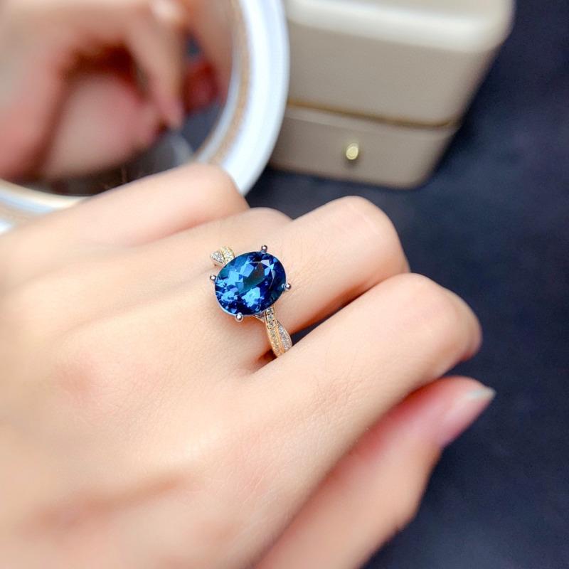 BELLA BOX Inele de deschidere cu temperament în formă de ou pentru femei Zircon Petrecere de logodnă Cadou de bijuterii simple și fine