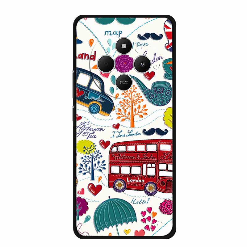 3D Emboss Case For Vivo Y300 Pro 5G Phone Case Relief Flowers Soft Silicone Coque For Vivo Y300 Pro Back Cover Case Funda Shell