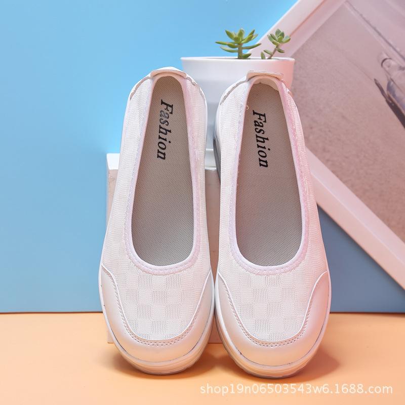 Женские летние спортивные туфли Rocking Platform 2025 года 37 белый 1850₽