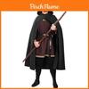 Medieval Fantasy Cloak For Kids And Adults With Polyester Fabric For Halloween Stage Costume