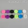 12Pcs Removable Caps For 3Ml/5Ml Insulin Bottles Glass Vials Leakproof Dustproof Lids For Laboratory Scientific Sample Storage