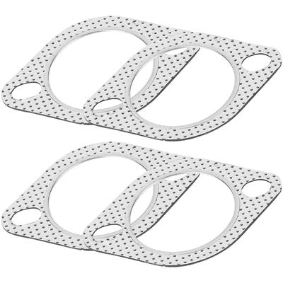 Machi No Nami Muffler Pack of Engine Cover Turbo Flange Exhaust Metal Reinforced High Temperature Universal Gasket Gasket, 60mm, 4, Compatible,