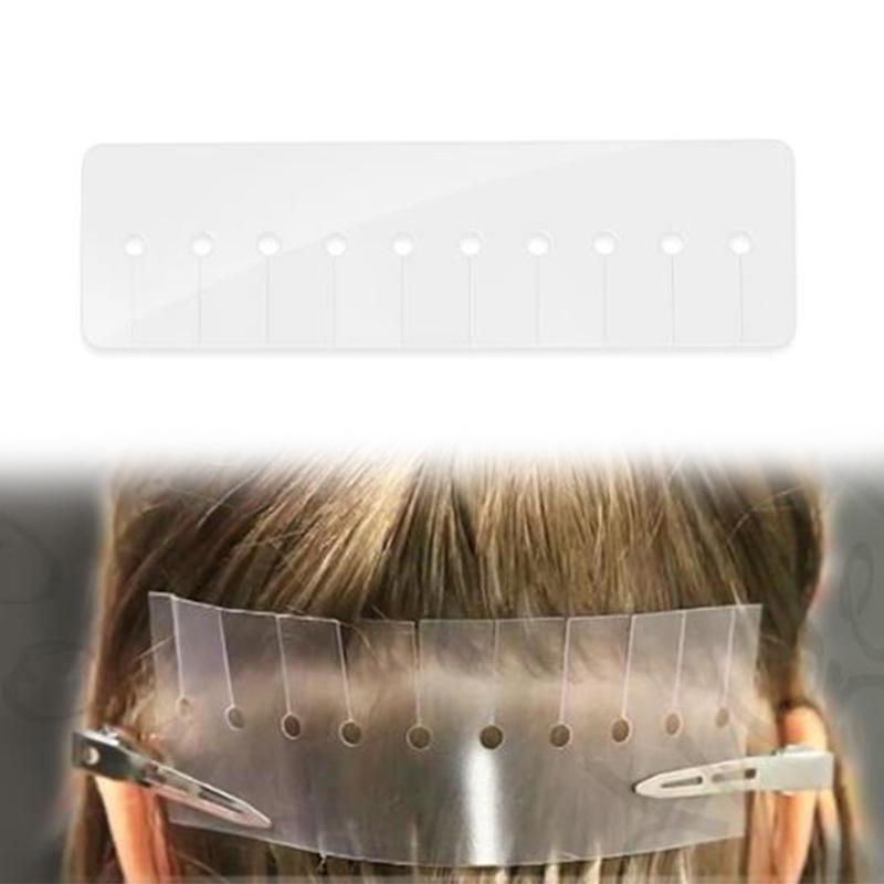 10 Stück Haarverlängerungen Hitzeschutz Klebeschutz Schablonen Mehrloch Hitzespeicher für Haarverlängerungen