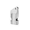 Titanium Survival Whistle Pendant With Hammered Texture Portable Outdoor Emergency Signal Tool Hiking Camping Coaches