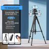 Dual-Position Mobile Phone Holder with Fill Light for Streaming and Photography