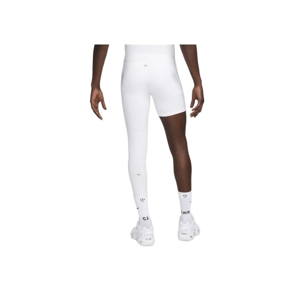 Nike X Drake Kollaboration SS24 Nocta Serie Einfarbig Bequem Weich Hautfreundlich Mittelhoch Geschnitten Sportliche Lange Hose Herren Unterteile Weiß DN0005-100