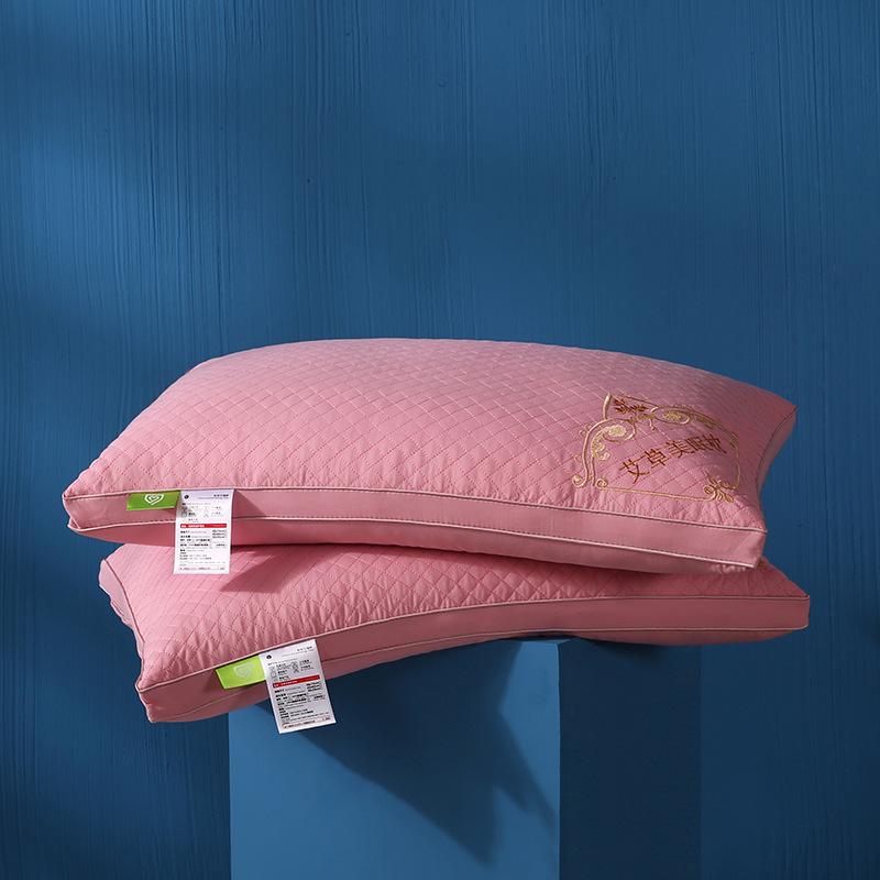 Neck Support Pillow with Non-Collapsing Core & Cover, 48x74cm, Ideal for Home, Hotel or Dorm Use
