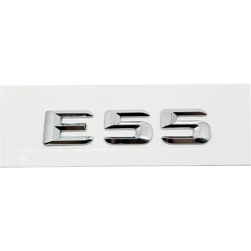 Car Tail Letter Number Emblem Sticker Rear Trunk Badge Decal for Mercedes Benz E Class E53 E55 E63 E200 E220 E230 E240 E250 E260