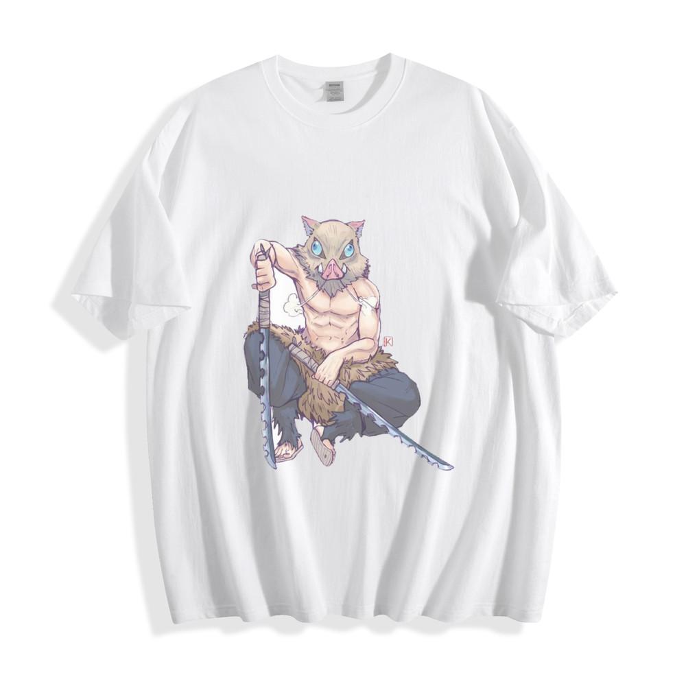 

Demon Slayer Inosuke Hashibira T-Shirt - Wild Boar Warrior Unisex Tee 2XL