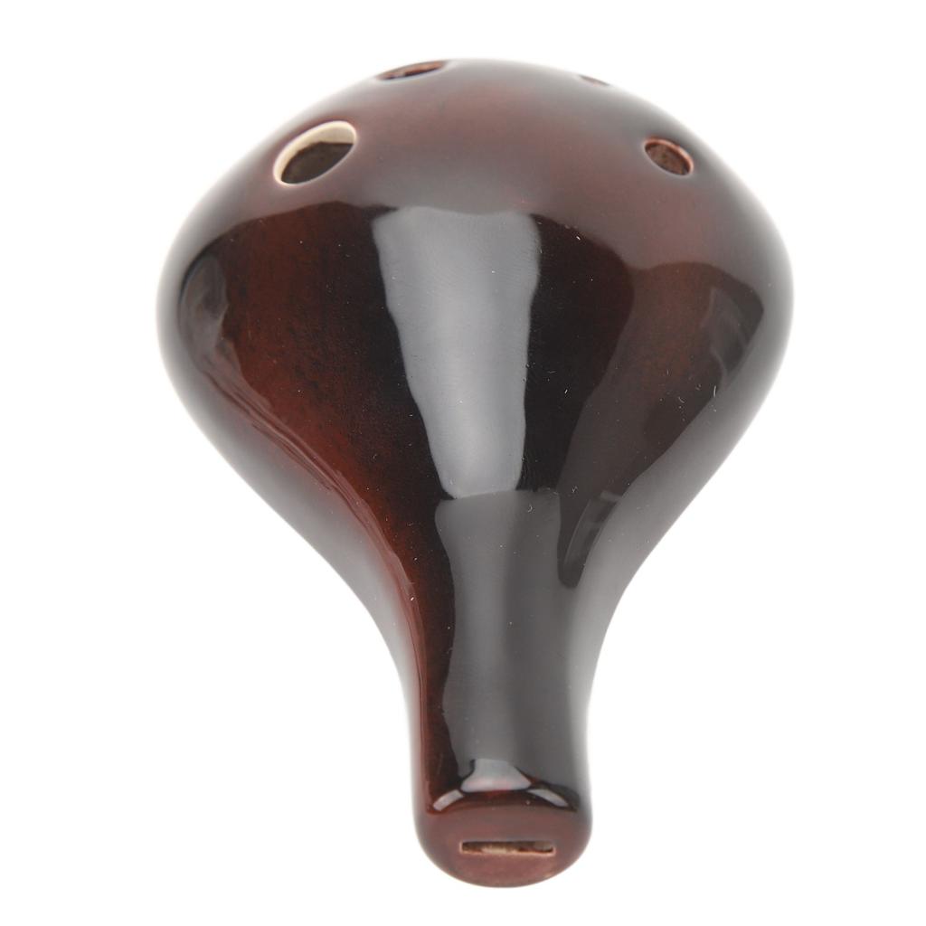 6 Dziur Altowy Ton C Ocarina Flet ze Sznurkiem Wygodny Chwyt Czuła Artykulacja Ceramiczny