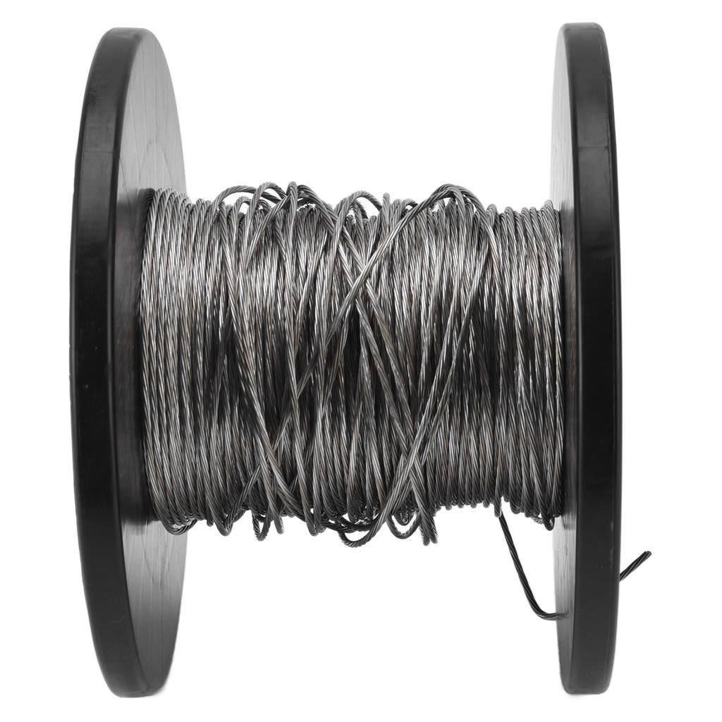 100m Filo Elettrificato Recinzione Elettronica Impulso Alta Tensione Recinzione Elettronica Fune in Lega di Alluminio Magnesio