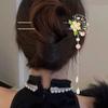 Buttefly Hanfu Hair Stick U Shape Flower Hair Fork Vintage Chinese Style Hair Stick  Daily