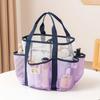 Handbag Clothes Storage Bag Fresh Color Hanging Shower Organizer Mesh Toiletry Bag  Cosmetic Bag