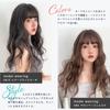 [BrightLala] Bangs Wig, Partial Wig, Hair Extension, Natural, Long, Wavy, Permed, Women's, Curly p257-GRE