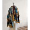 Autumn and Winter New Oil Painting Style Double-sided Jacquard Scarf Women's High-end Sense Versatile Shawl Scarf Thickened Warm Scarf