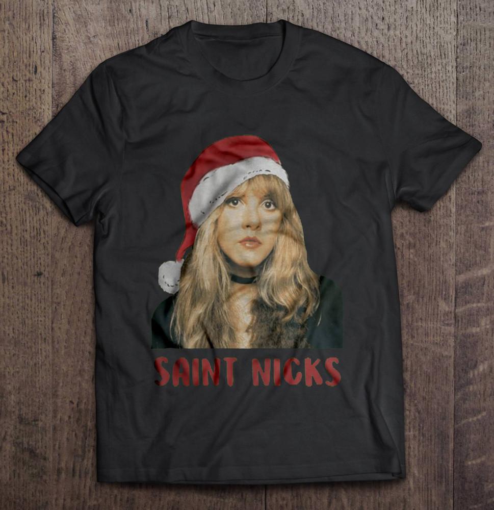 STEVIEEE NICKS SAINT NICKS CHRISTMAS T-shirt S to 5XL EN039 Unisex T-Shirt XXXXL