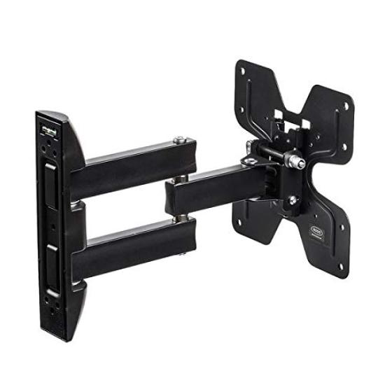 SANWA SUPPLY Monitor Arm Length Black Wall-Mount (Arm 346mm) CR-LA205