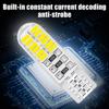 Car Clearance Lamp T10 3014 LED 24SMD Reading Light Universal Silicone Waterproof Width Lights Plug Play W5W License Plate Light