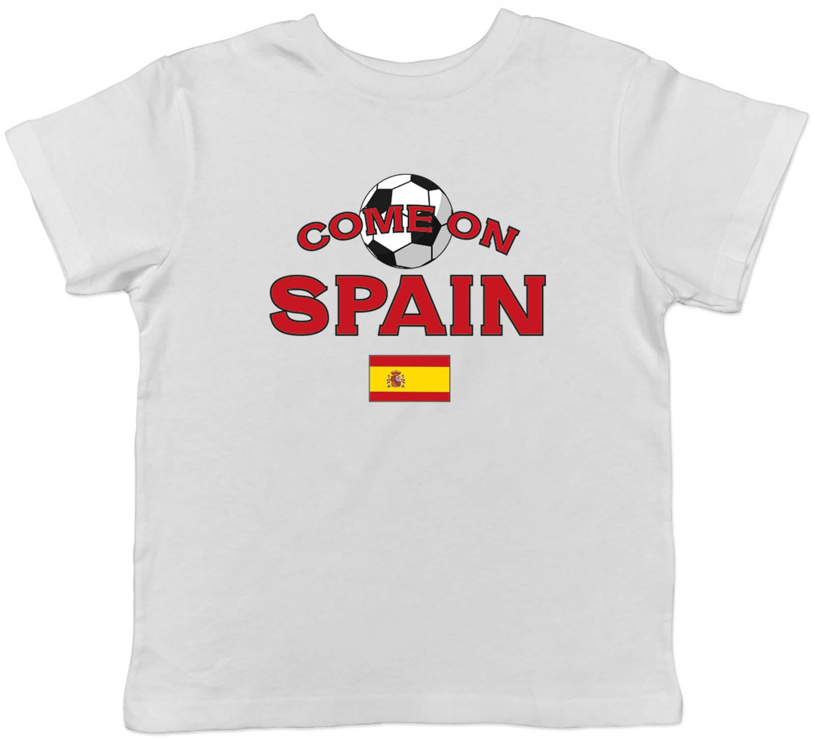 Kids T Shirt Spain Football Come On Sports Childrens Boys Girls Gift 140