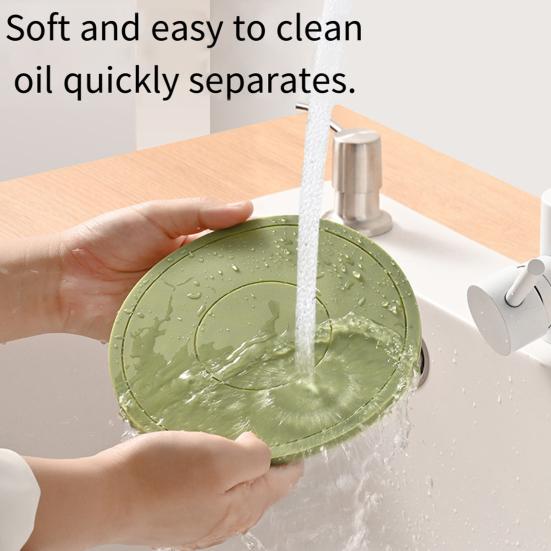 Silicone Coaster Heat-resistant Non-slip Kitchen Countertop Table Protection Round Mug Coffee Tea Cup Pot Holder Mat Pad