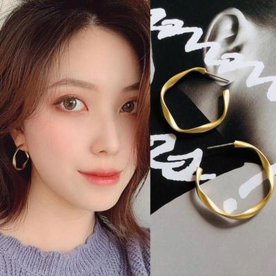 Tinhover Earrings Basic Women's Casual Minimal Ring