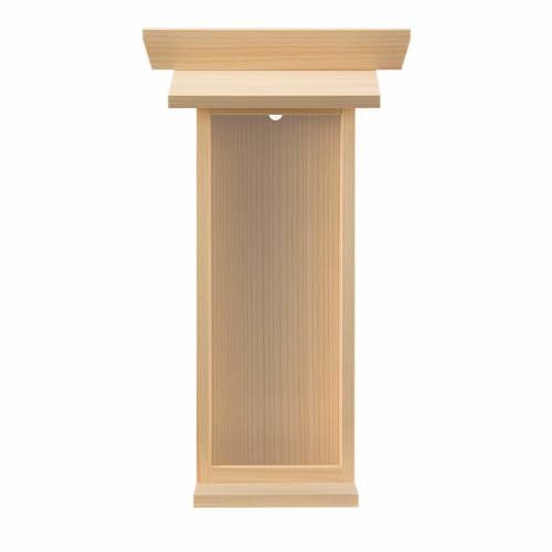 Takita Shoten Buddhist Altar (Shinto Shrine) Simple Shinto Shrine with O-Azuma Holder and Holder, 30cm Tall X 17.5cm Wide, Wall-Mountable Shrine Azuma
